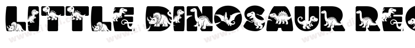 Little Dinosaur Regu字体转换